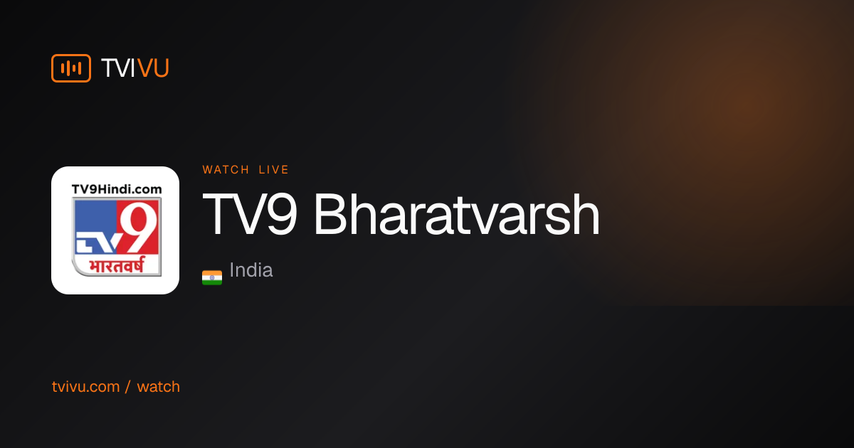 TV9 Bharatvarsh Live · Hindi News 24/7 | Tvivu